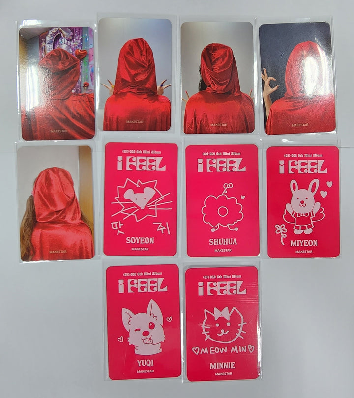 (g) I-DLE "I Feel" - Makestar Fansign Event Photocard - HALLYUSUPERSTORE