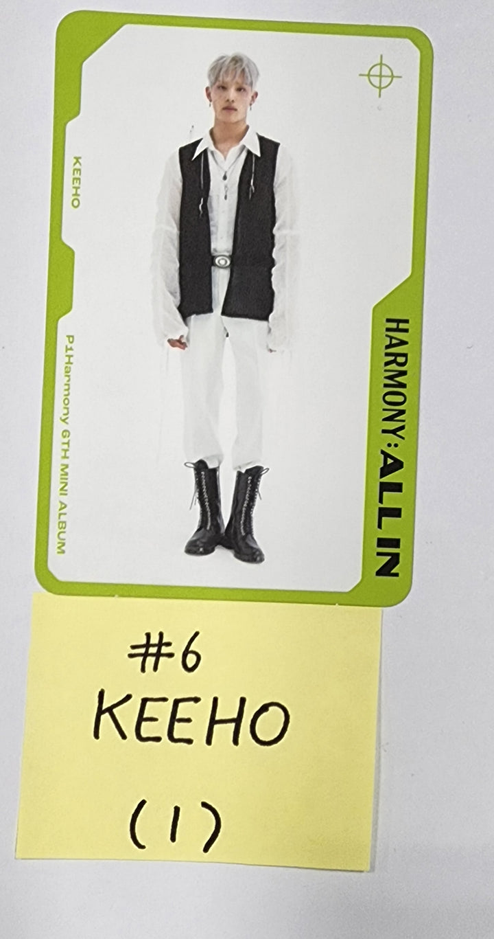 P1Harmony 'HARMONY : ALL IN' - Official Photocard - HALLYUSUPERSTORE