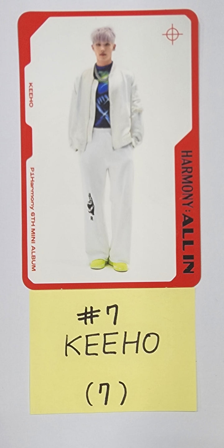 P1Harmony 'HARMONY : ALL IN' - Official Photocard - HALLYUSUPERSTORE