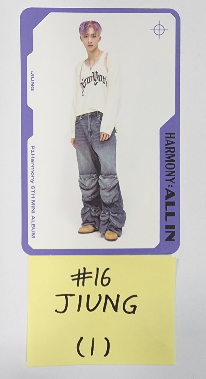 P1Harmony 'HARMONY : ALL IN' - Official Photocard - HALLYUSUPERSTORE