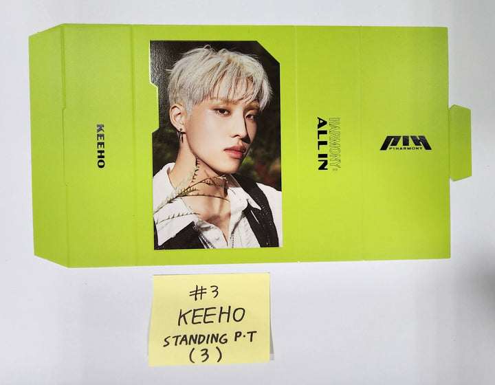 P1Harmony 'HARMONY : ALL IN' - Official Standing Photocard, Logo Tag - HALLYUSUPERSTORE