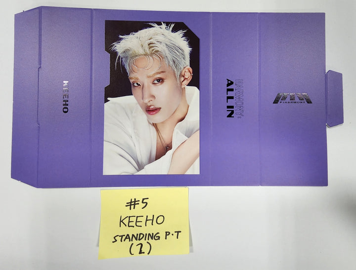 P1Harmony 'HARMONY : ALL IN' - Official Standing Photocard, Logo Tag - HALLYUSUPERSTORE