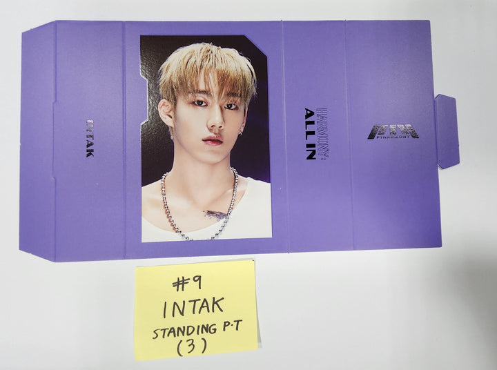 P1Harmony 'HARMONY : ALL IN' - Official Standing Photocard, Logo Tag - HALLYUSUPERSTORE