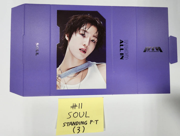 P1Harmony 'HARMONY : ALL IN' - Official Standing Photocard, Logo Tag - HALLYUSUPERSTORE