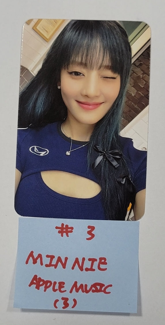 (g) I-DLE "I Feel" - Apple Music Fansign Event Photocard - HALLYUSUPERSTORE