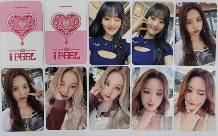 (g) I-DLE "I Feel" - Apple Music Fansign Event Photocard - HALLYUSUPERSTORE