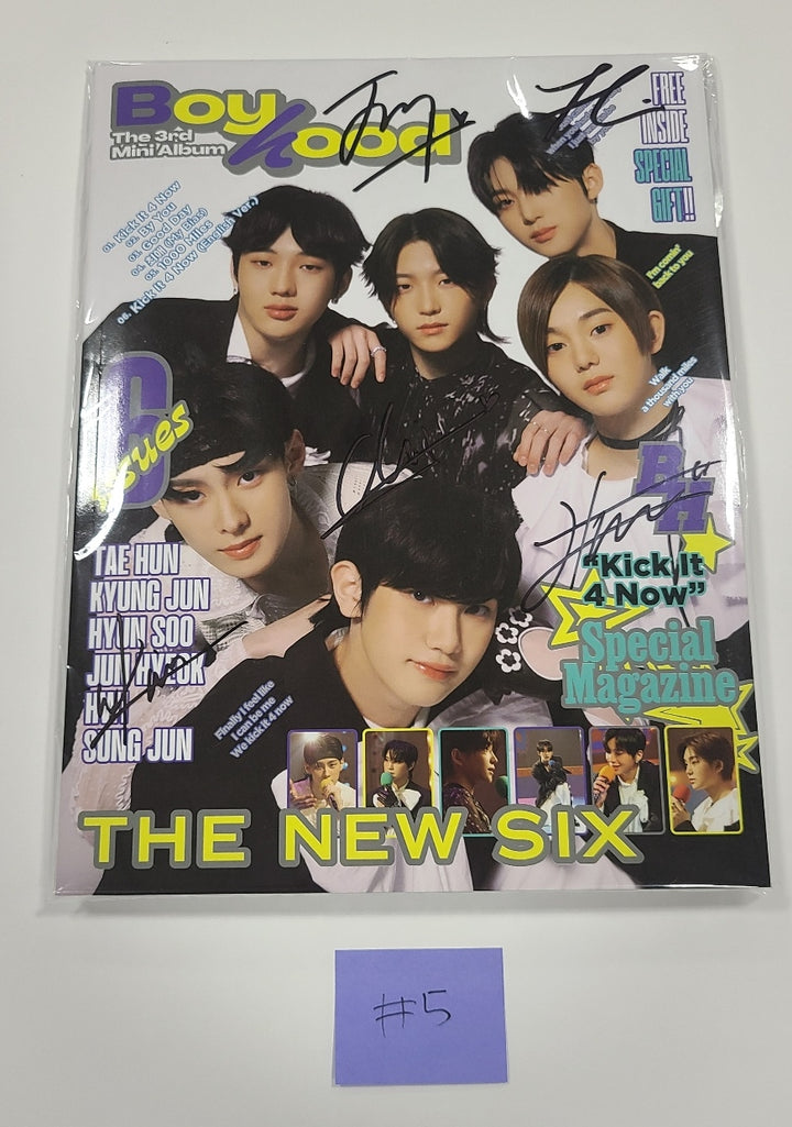 TNX "BOYHOOD" - Hand Autographed(Signed) Promo Album - HALLYUSUPERSTORE