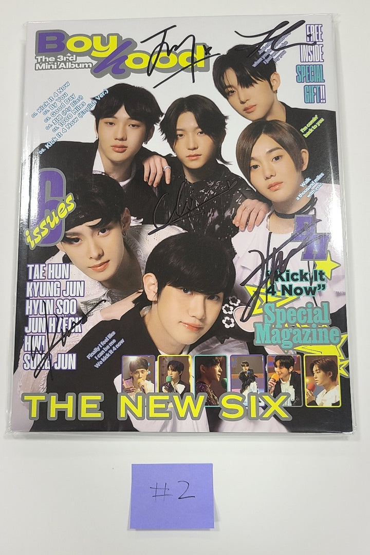 TNX "BOYHOOD" - Hand Autographed(Signed) Promo Album - HALLYUSUPERSTORE