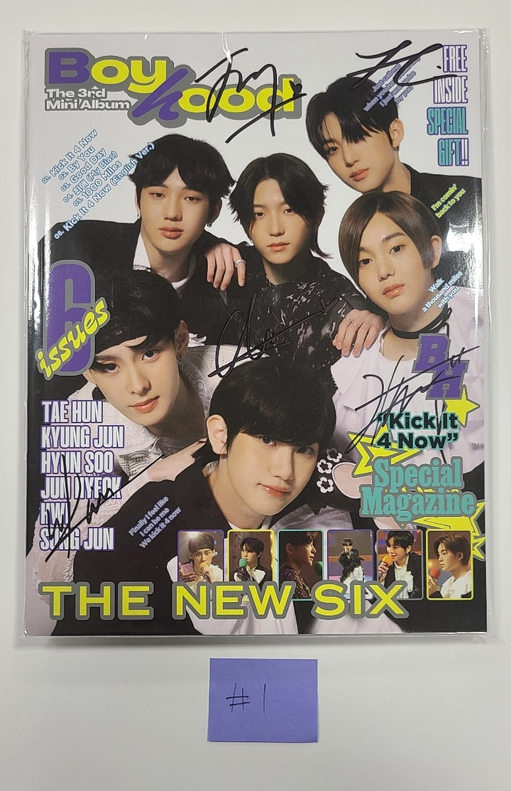 TNX "BOYHOOD" - Hand Autographed(Signed) Promo Album - HALLYUSUPERSTORE