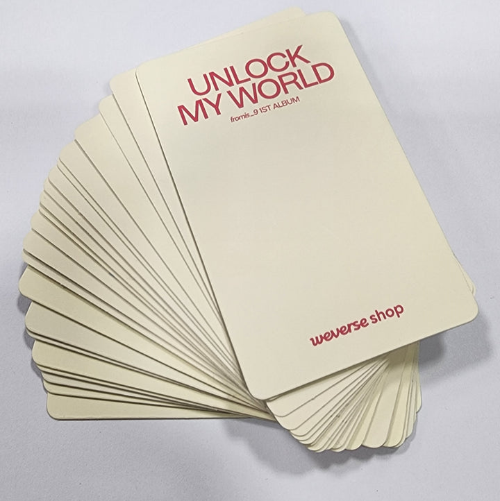 Fromis_9 "Unlock My World" - Weverse Special Gift Event Photocard - HALLYUSUPERSTORE