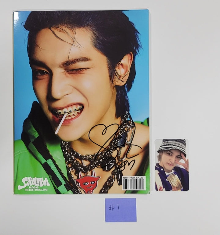 TAEYONG "SHALALA" - Hand Autographed(Signed) Promo Album - HALLYUSUPERSTORE