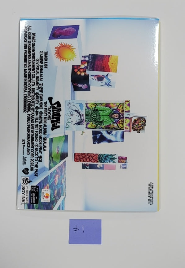 TAEYONG "SHALALA" - Hand Autographed(Signed) Promo Album - HALLYUSUPERSTORE