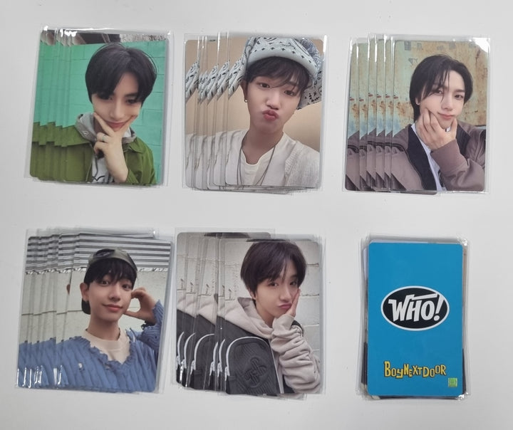 Boynextdoor "WHO!" 1st Single - Powerstation Lucky Draw Event Photocard Round 2 - HALLYUSUPERSTORE