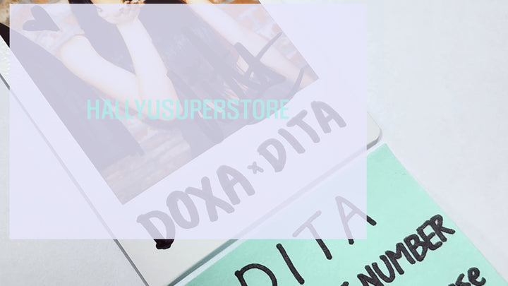 DITA (Of Secret Number) "DOXA" - Hand Autographed(Signed) Polaroid - HALLYUSUPERSTORE