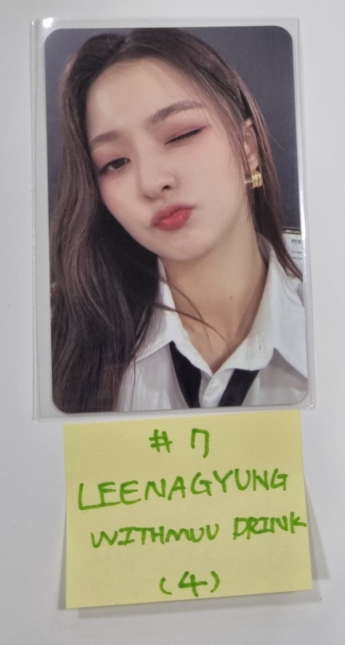 Fromis_9 "Unlock My World" - Withmuu Drink Event Photocard - HALLYUSUPERSTORE