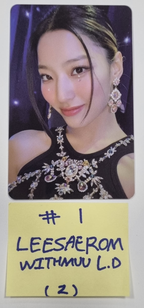 Fromis_9 "Unlock My World" - Withmuu Lucky Draw Event PVC Photocard - HALLYUSUPERSTORE