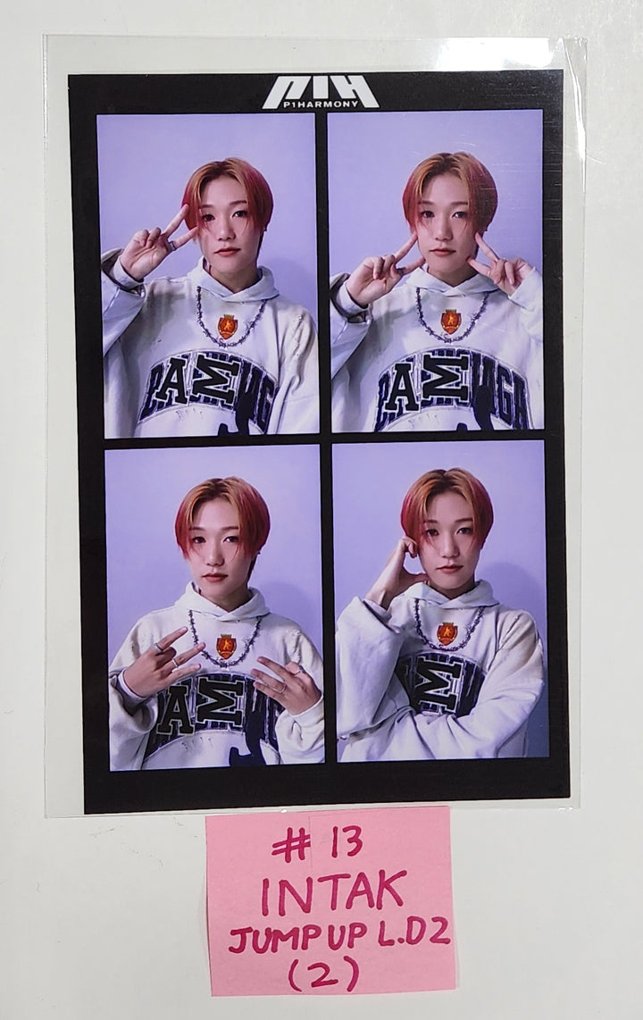 P1Harmony 'HARMONY : ALL IN' - Jump Up Lucky Draw Event Photocard, 4 Cut Photo - HALLYUSUPERSTORE
