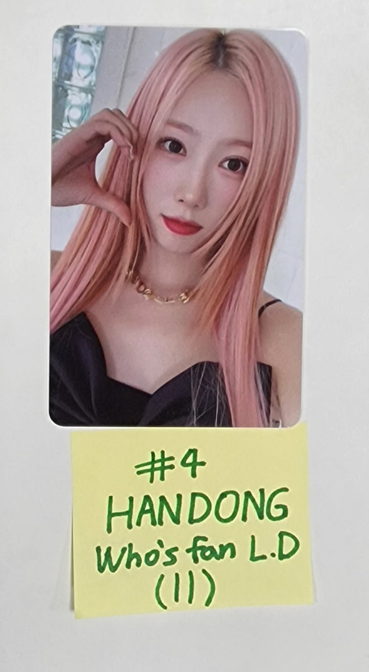Dreamcatcher - "Apocalypse : From us" - Who's Fan Cafe Lucky Draw Event PVC Photocards & Drink Event 4 x 6 Photo - HALLYUSUPERSTORE