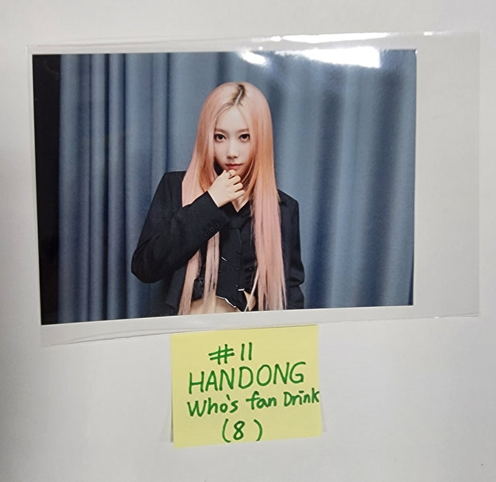 Dreamcatcher - "Apocalypse : From us" - Who's Fan Cafe Lucky Draw Event PVC Photocards & Drink Event 4 x 6 Photo - HALLYUSUPERSTORE