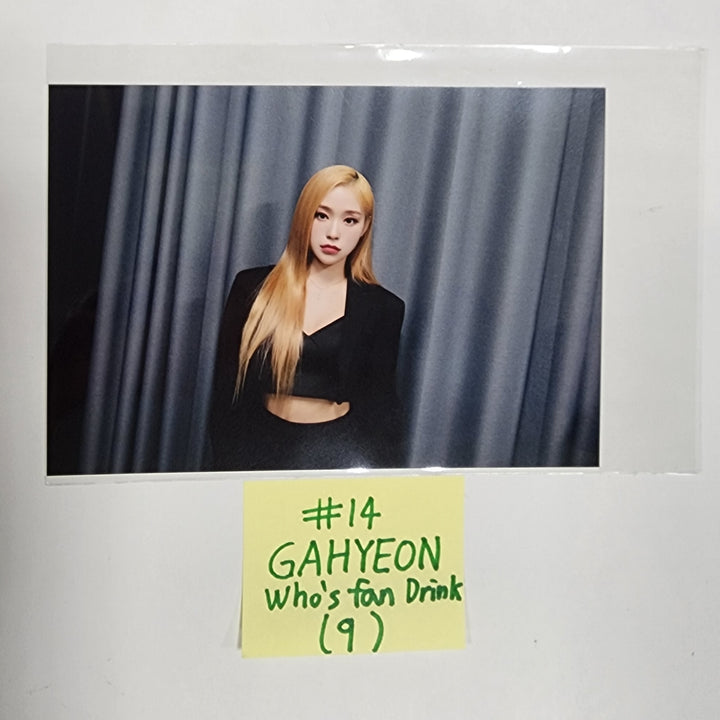 Dreamcatcher - "Apocalypse : From us" - Who's Fan Cafe Lucky Draw Event PVC Photocards & Drink Event 4 x 6 Photo - HALLYUSUPERSTORE