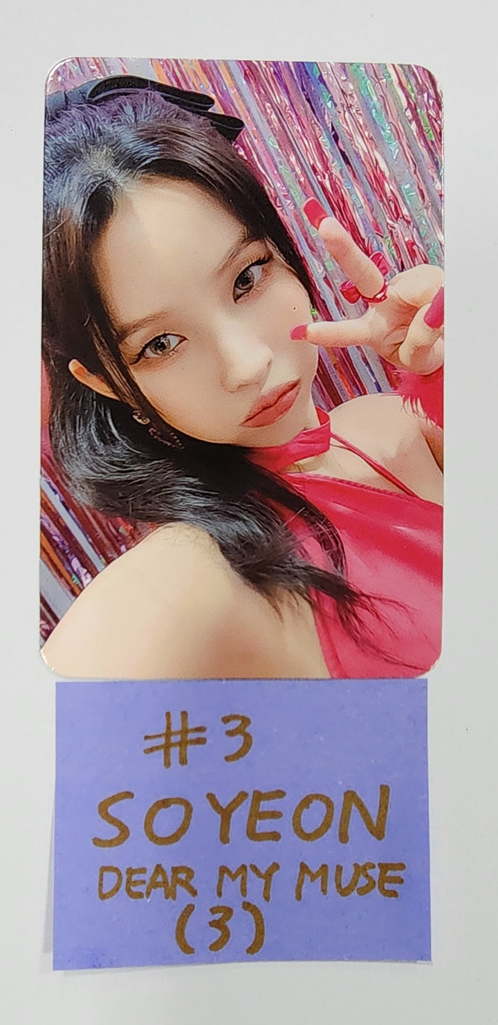 (g) I-DLE "I Feel" - Dear My Muse Fansign Event Photocard - HALLYUSUPERSTORE