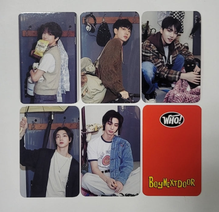 Boynextdoor "WHO!" 1st Single - Music Plant Pre-Order Benefit Photocard - HALLYUSUPERSTORE