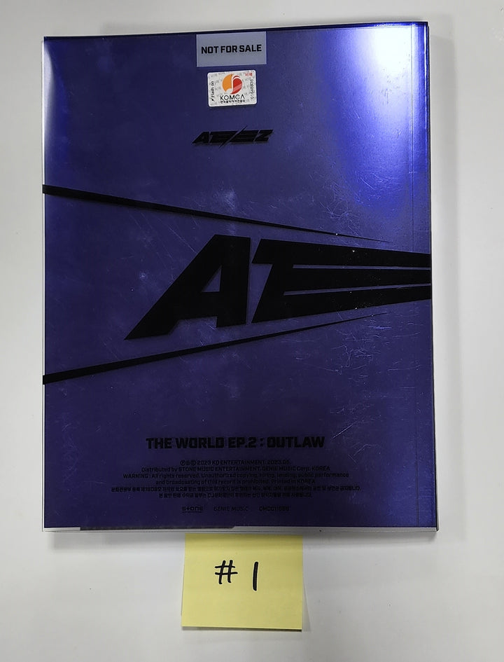 ATEEZ "THE WORLD EP.2 " 9th Mini - Hand Autographed(Signed) Promo Album - HALLYUSUPERSTORE