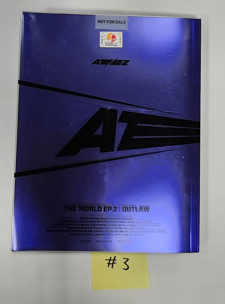 ATEEZ "THE WORLD EP.2 " 9th Mini - Hand Autographed(Signed) Promo Album - HALLYUSUPERSTORE