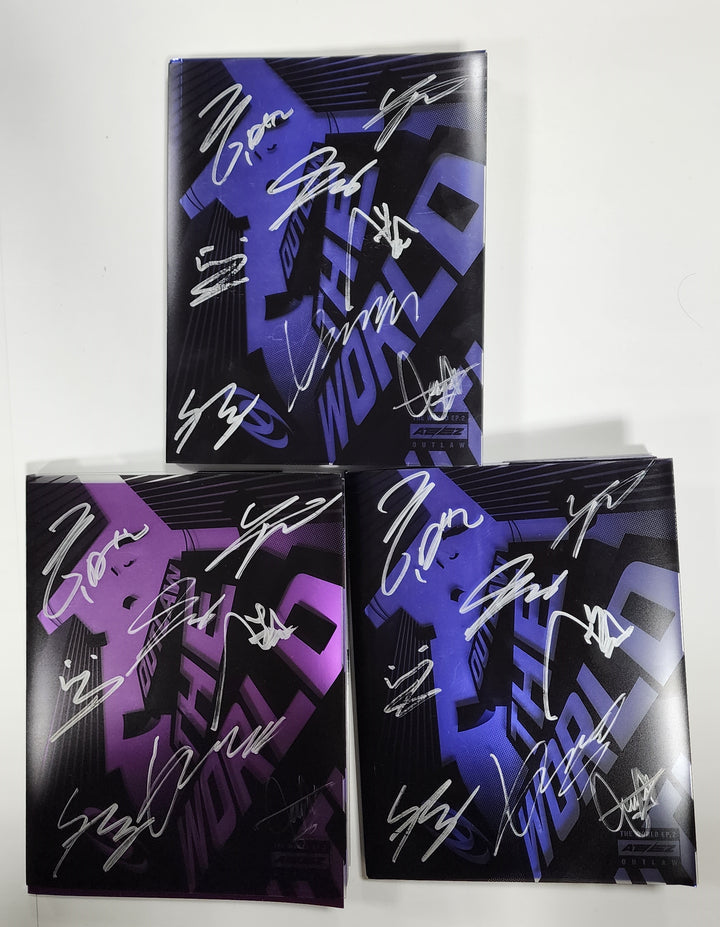 ATEEZ "THE WORLD EP.2 " 9th Mini - Hand Autographed(Signed) Promo Album - HALLYUSUPERSTORE