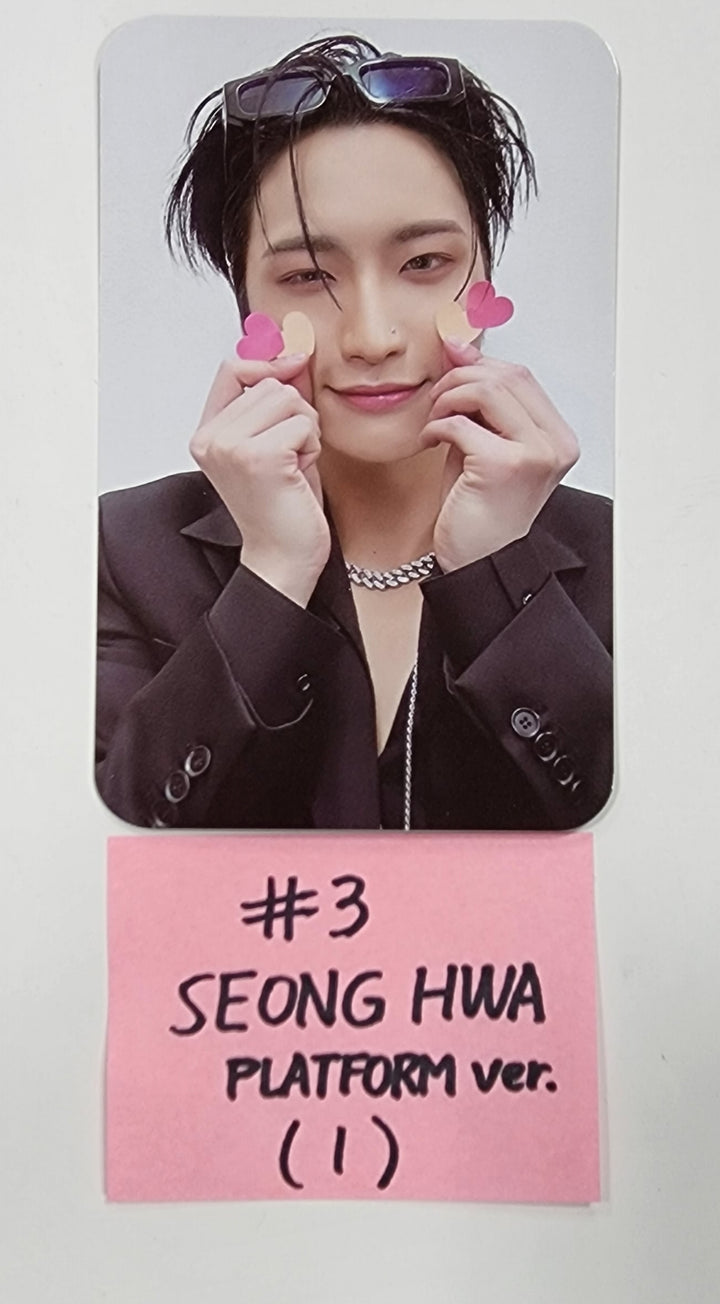 ATEEZ "THE WORLD EP.2 " 9th Mini - Official Photocard (Platform Ver.) (1) - HALLYUSUPERSTORE