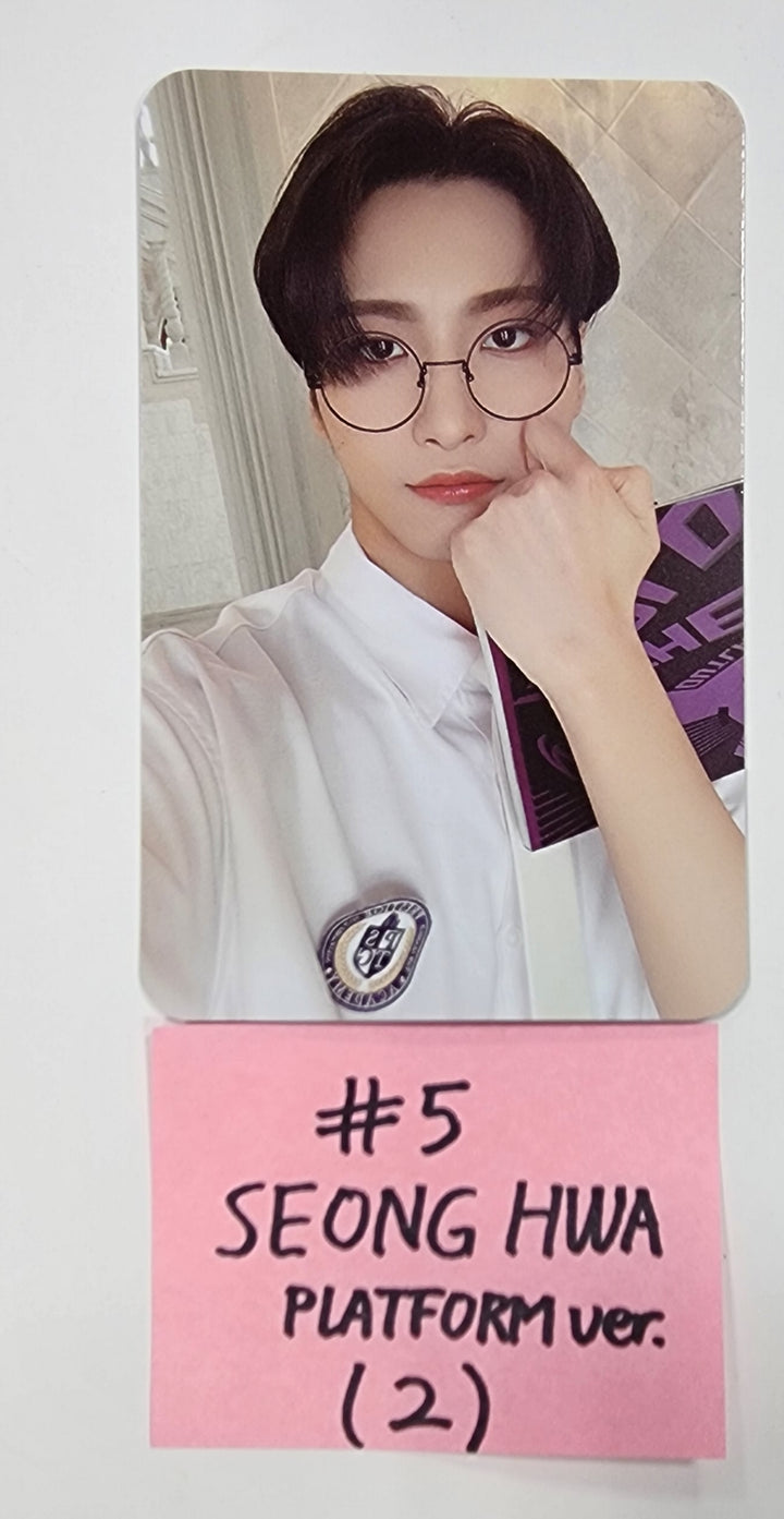 ATEEZ "THE WORLD EP.2 " 9th Mini - Official Photocard (Platform Ver.) (1) - HALLYUSUPERSTORE