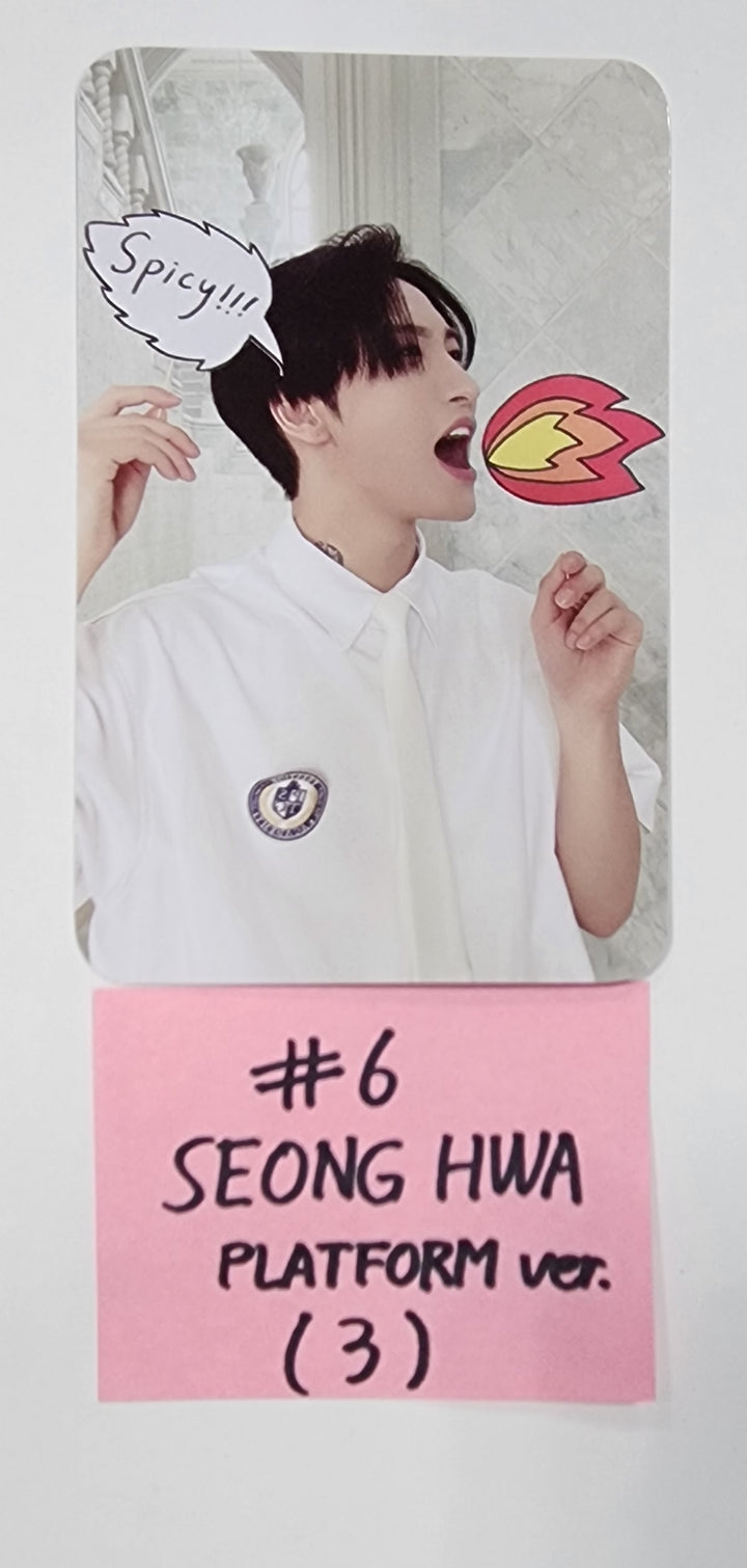 ATEEZ "THE WORLD EP.2 " 9th Mini - Official Photocard (Platform Ver.) (1) - HALLYUSUPERSTORE