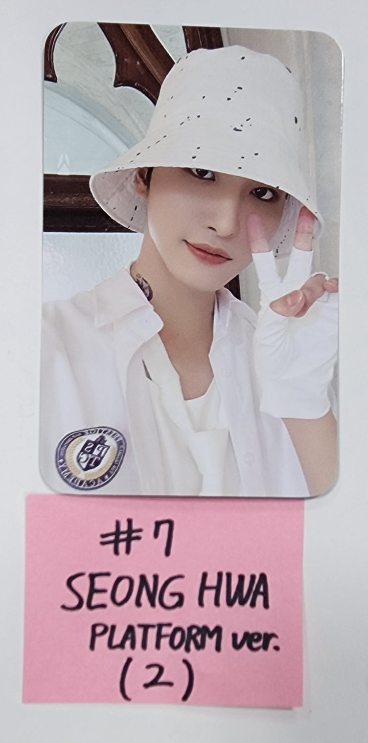 ATEEZ "THE WORLD EP.2 " 9th Mini - Official Photocard (Platform Ver.) (1) - HALLYUSUPERSTORE