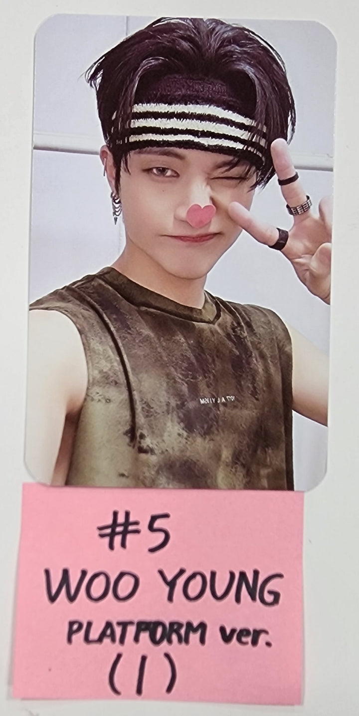 ATEEZ "THE WORLD EP.2 " 9th Mini - Official Photocard (Platform Ver.) (2) - HALLYUSUPERSTORE
