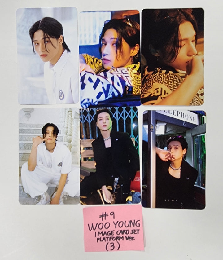ATEEZ "THE WORLD EP.2 " 9th Mini - Official Photocard (Platform Ver.) (2) - HALLYUSUPERSTORE