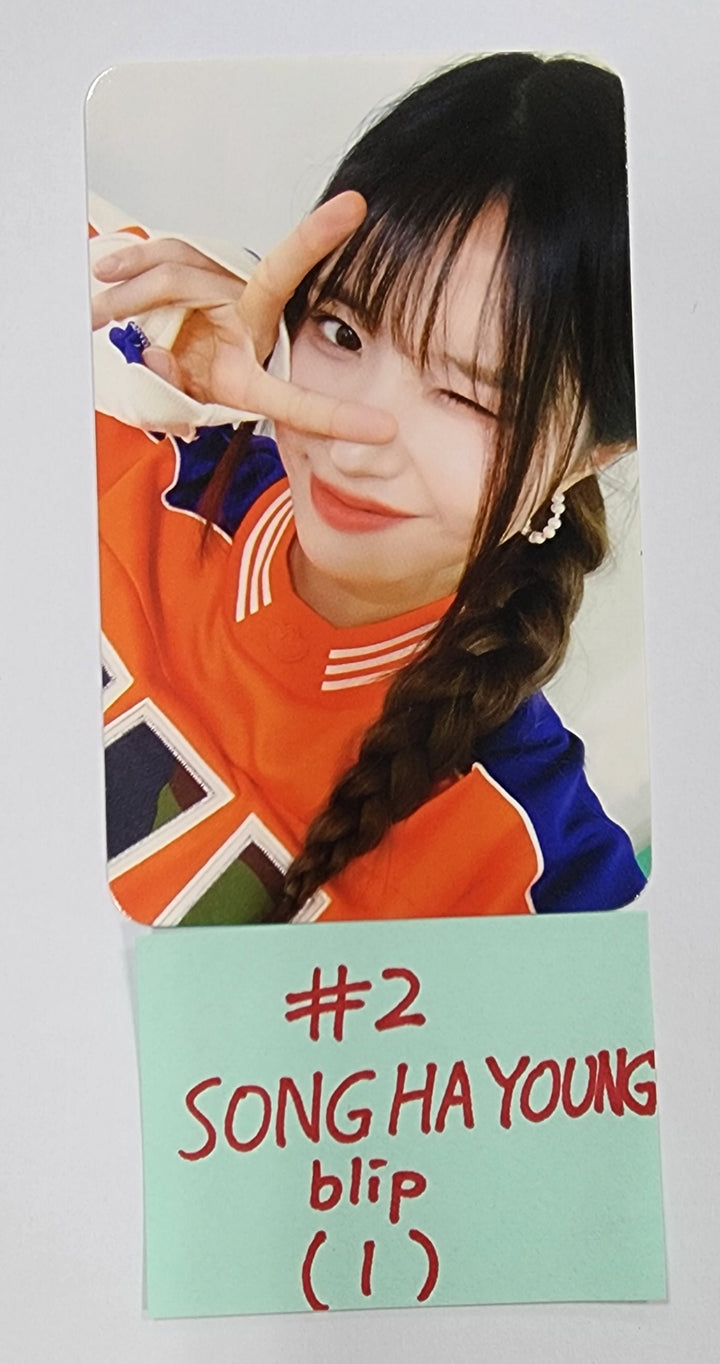 Fromis_9 "Unlock My World" - Blip Fansign Event Photocard - HALLYUSUPERSTORE