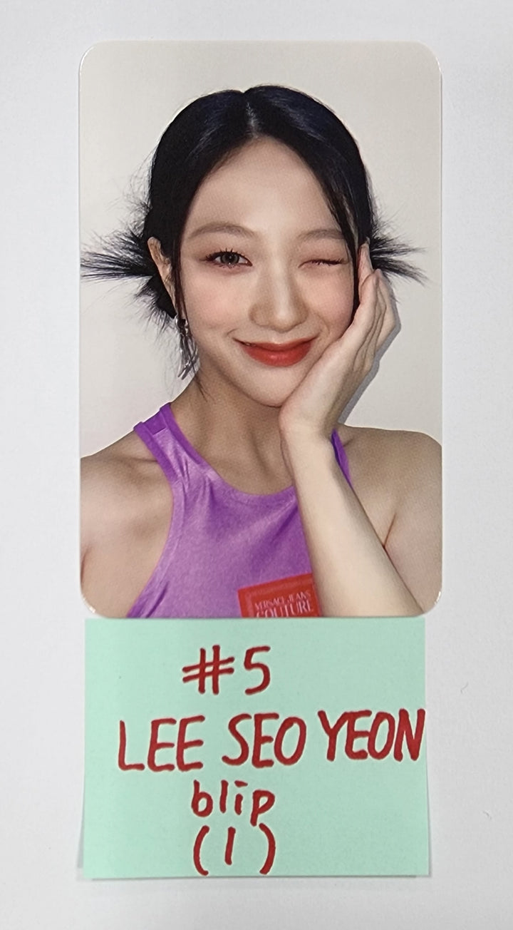 Fromis_9 "Unlock My World" - Blip Fansign Event Photocard - HALLYUSUPERSTORE