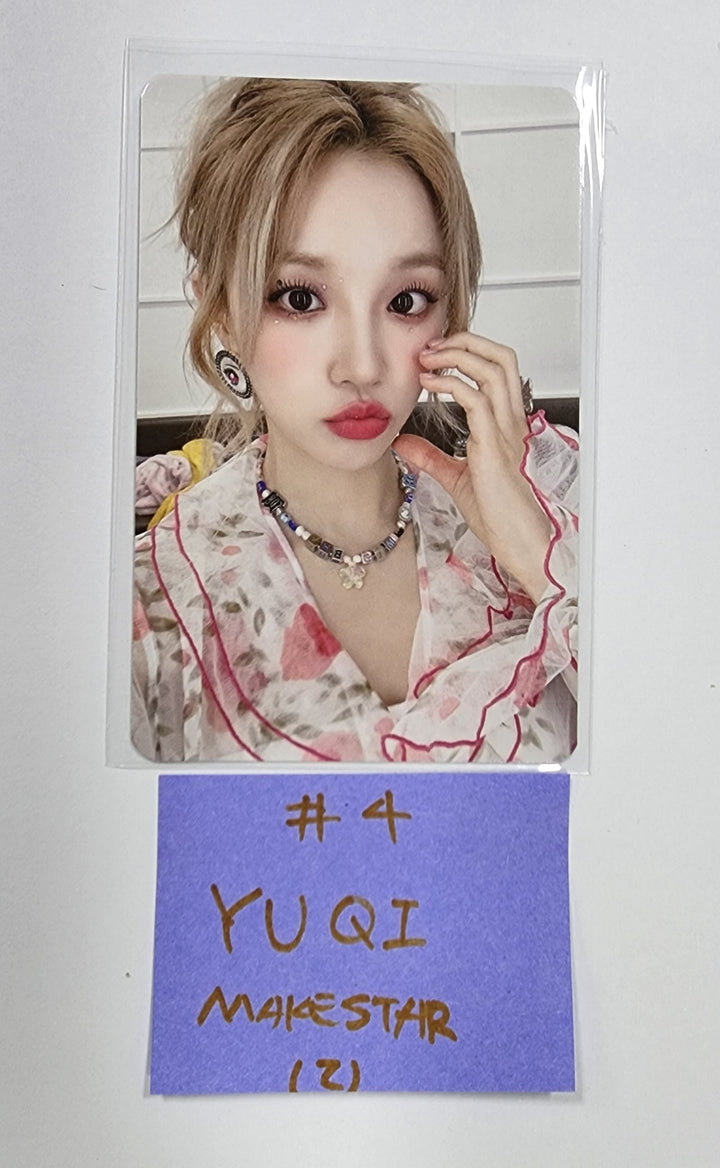 (g) I-DLE "I Feel" - Makestar Fansign Event Photocard Round 2 - HALLYUSUPERSTORE