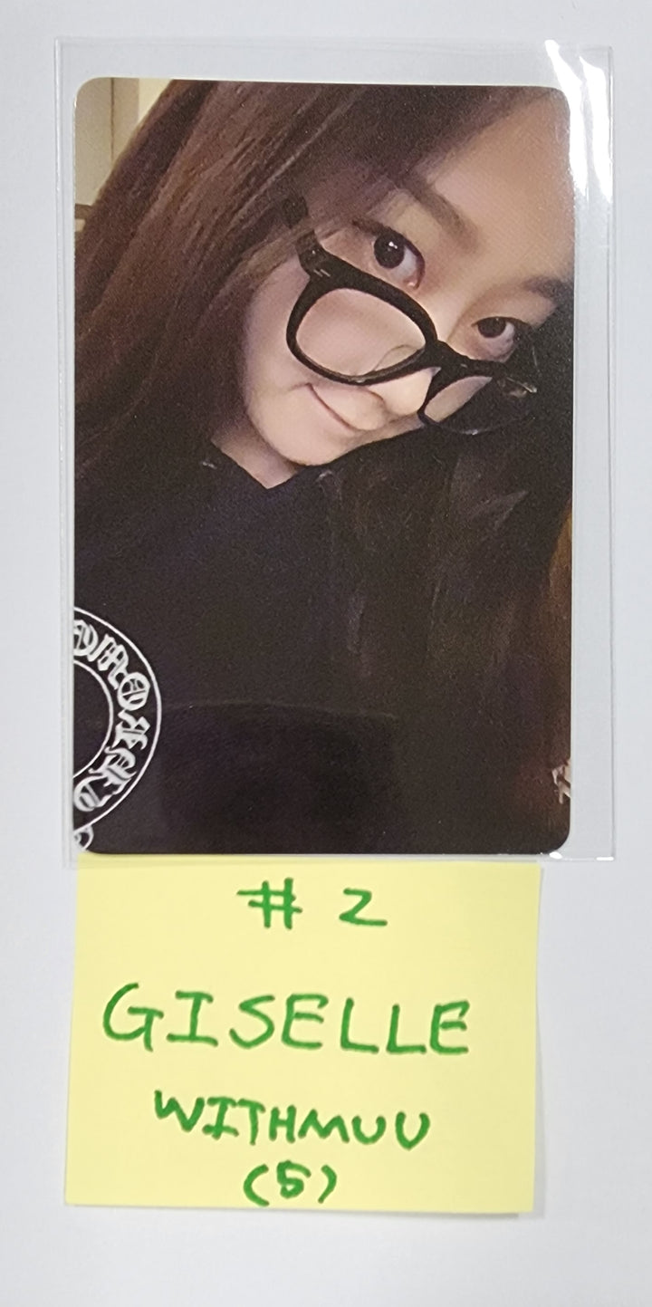 Aespa "MY WORLD" - Withmuu Fansign Event Photocard - HALLYUSUPERSTORE