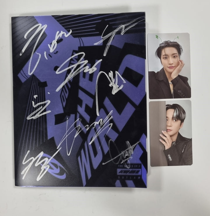 ATEEZ "THE WORLD EP.2 " 9th Mini - Hand Autographed(Signed) Promo Album - HALLYUSUPERSTORE