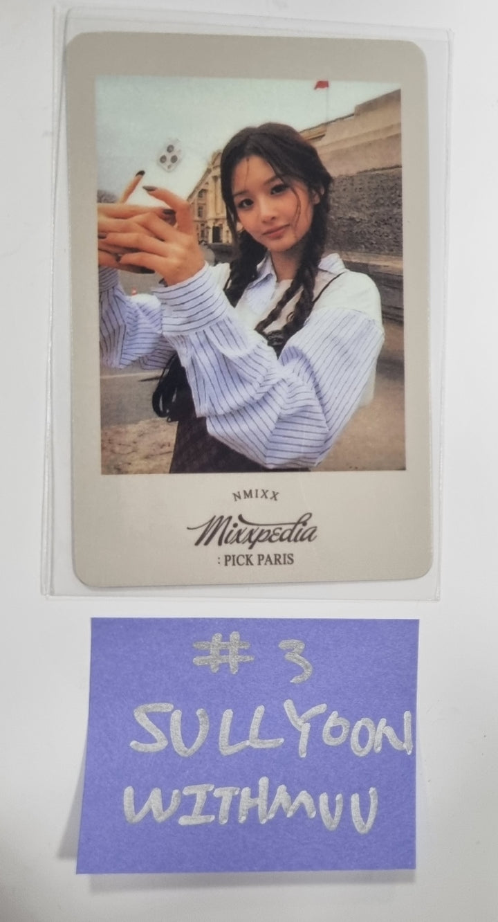 NMIXX "MIXXPEDIA : PICK PARIS" 2nd Photobook - Withmuu Pre-Order Benefit Photocard - HALLYUSUPERSTORE