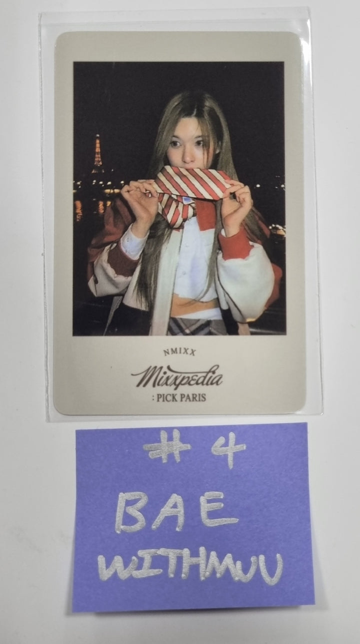 NMIXX "MIXXPEDIA : PICK PARIS" 2nd Photobook - Withmuu Pre-Order Benefit Photocard - HALLYUSUPERSTORE
