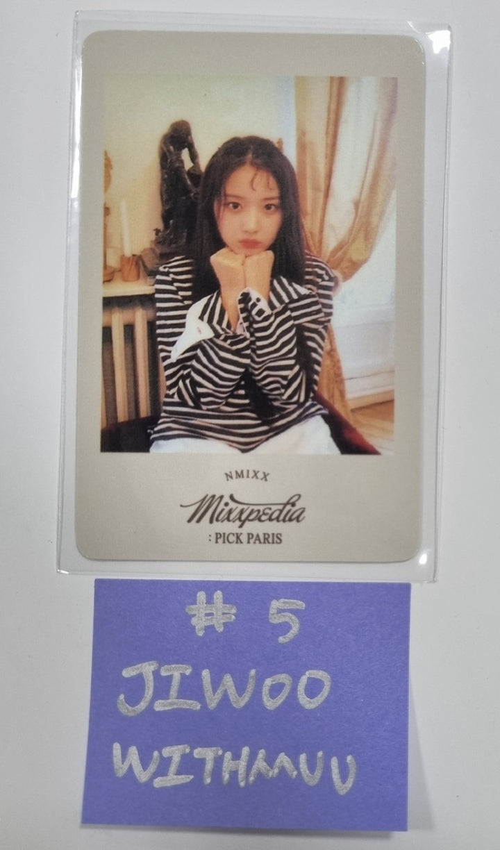 NMIXX "MIXXPEDIA : PICK PARIS" 2nd Photobook - Withmuu Pre-Order Benefit Photocard - HALLYUSUPERSTORE