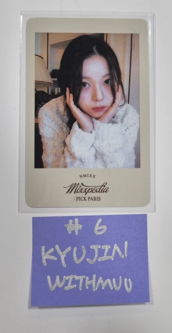 NMIXX "MIXXPEDIA : PICK PARIS" 2nd Photobook - Withmuu Pre-Order Benefit Photocard - HALLYUSUPERSTORE