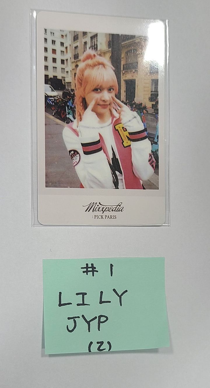 NMIXX "MIXXPEDIA : PICK PARIS" 2nd Photobook - JYP Shop Pre-Order Benefit Photocard - HALLYUSUPERSTORE