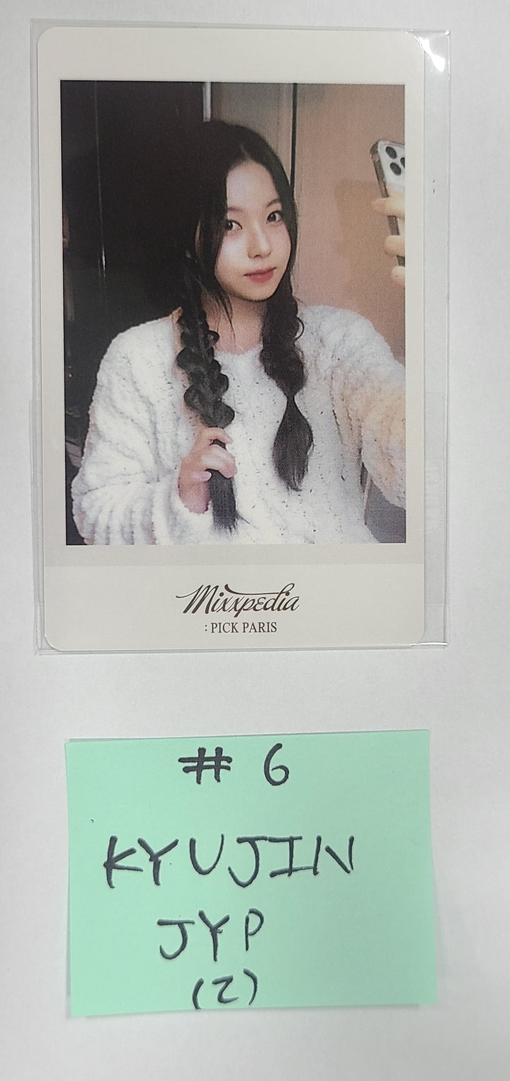 NMIXX "MIXXPEDIA : PICK PARIS" 2nd Photobook - JYP Shop Pre-Order Benefit Photocard - HALLYUSUPERSTORE