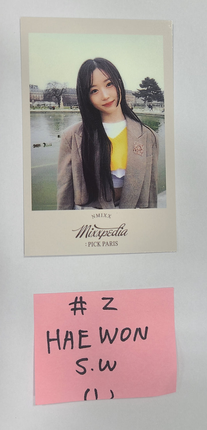 NMIXX "MIXXPEDIA : PICK PARIS" 2nd Photobook - Soundwave Pre-Order Benefit Photocard - HALLYUSUPERSTORE