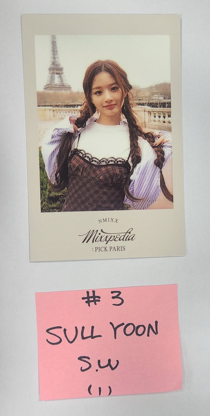 NMIXX "MIXXPEDIA : PICK PARIS" 2nd Photobook - Soundwave Pre-Order Benefit Photocard - HALLYUSUPERSTORE