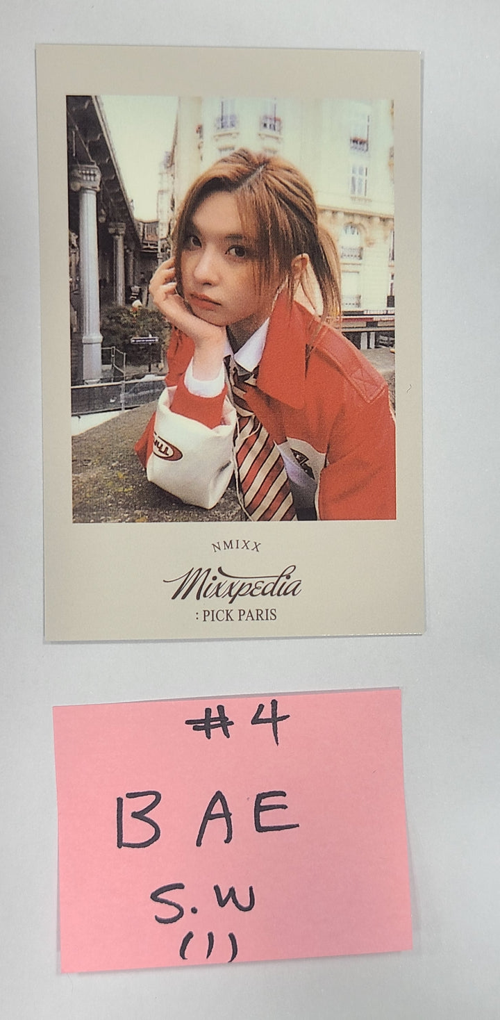 NMIXX "MIXXPEDIA : PICK PARIS" 2nd Photobook - Soundwave Pre-Order Benefit Photocard - HALLYUSUPERSTORE