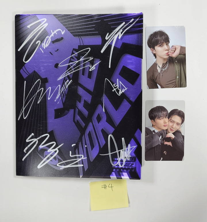 ATEEZ "THE WORLD EP.2 " 9th Mini - Hand Autographed(Signed) Promo Album - HALLYUSUPERSTORE